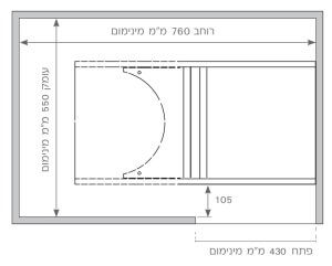 מדף פינתי סופר מג'יק שליפה מלאה דגם 806E הוראות הרכבה 1