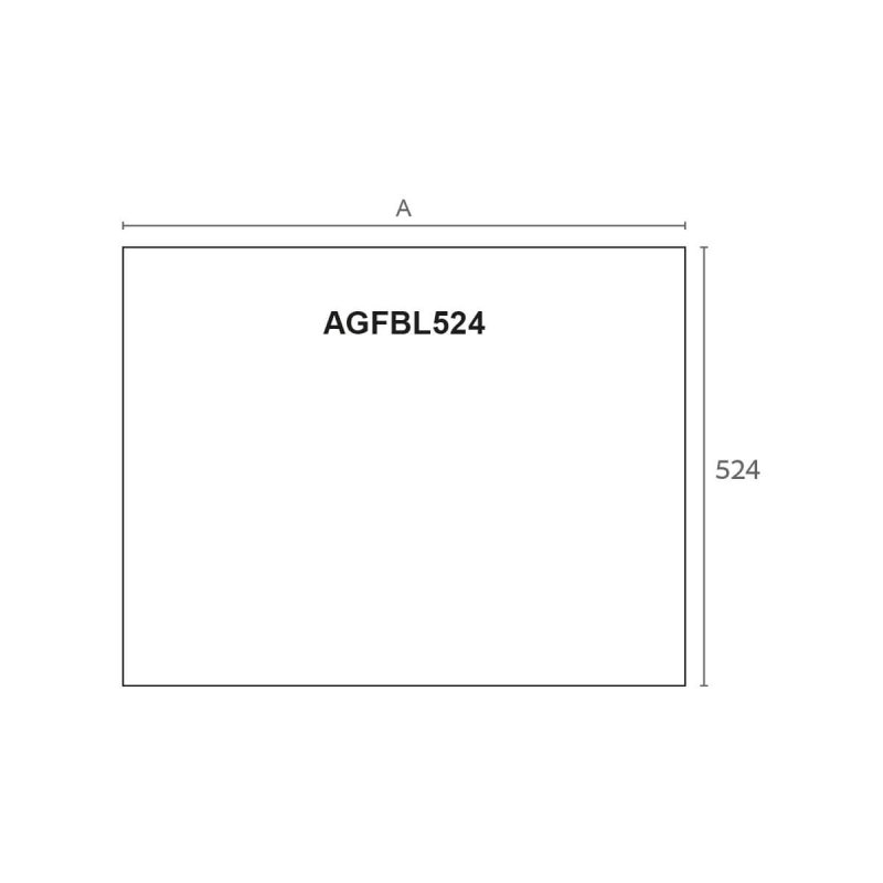 משטח מונע החלקה דגם AGFBL524A סקיצה